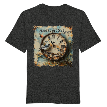vegwear "time to protect nature" - unisex T-Shirt, nachhaltige Mode