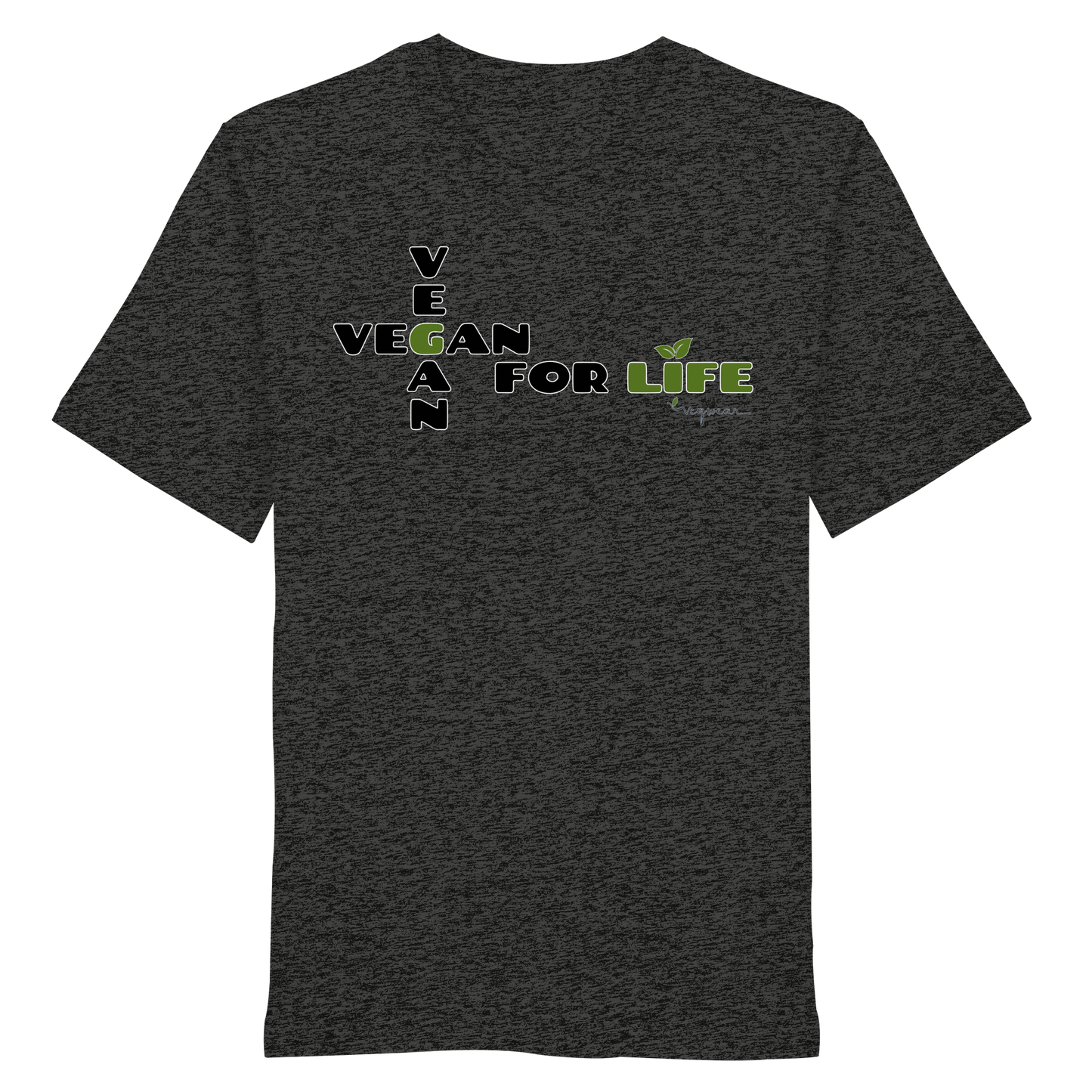 vegwear "vegan for life" - unisex T-Shirt bio vegan fair