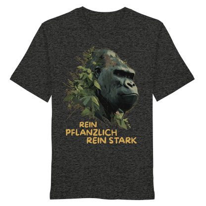 vegwear "Gorilla, rein pflanzlich, rein stark" - unisex Bio T-Shirt