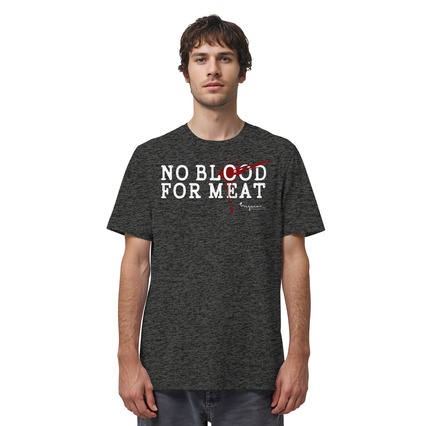 vegwear "no blood for meat" - unisex Bio T-Shirt