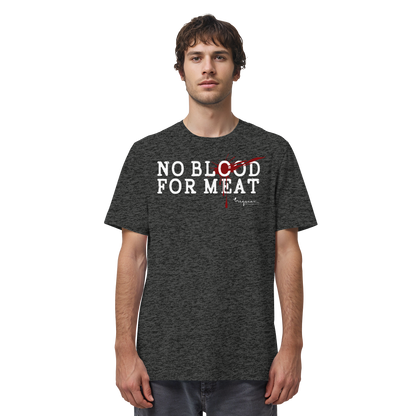 vegwear "no blood for meat" - unisex Bio T-Shirt