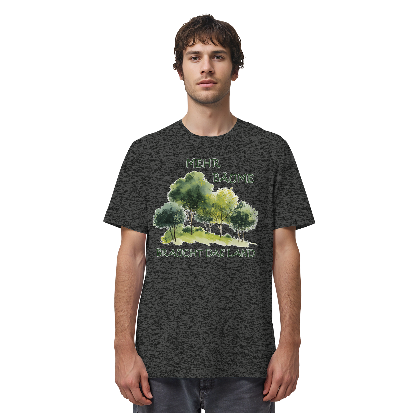 vegwear "mehr Bäume braucht das Land" - unisex Bio T-Shirt, vegan, fair, nachhaltig