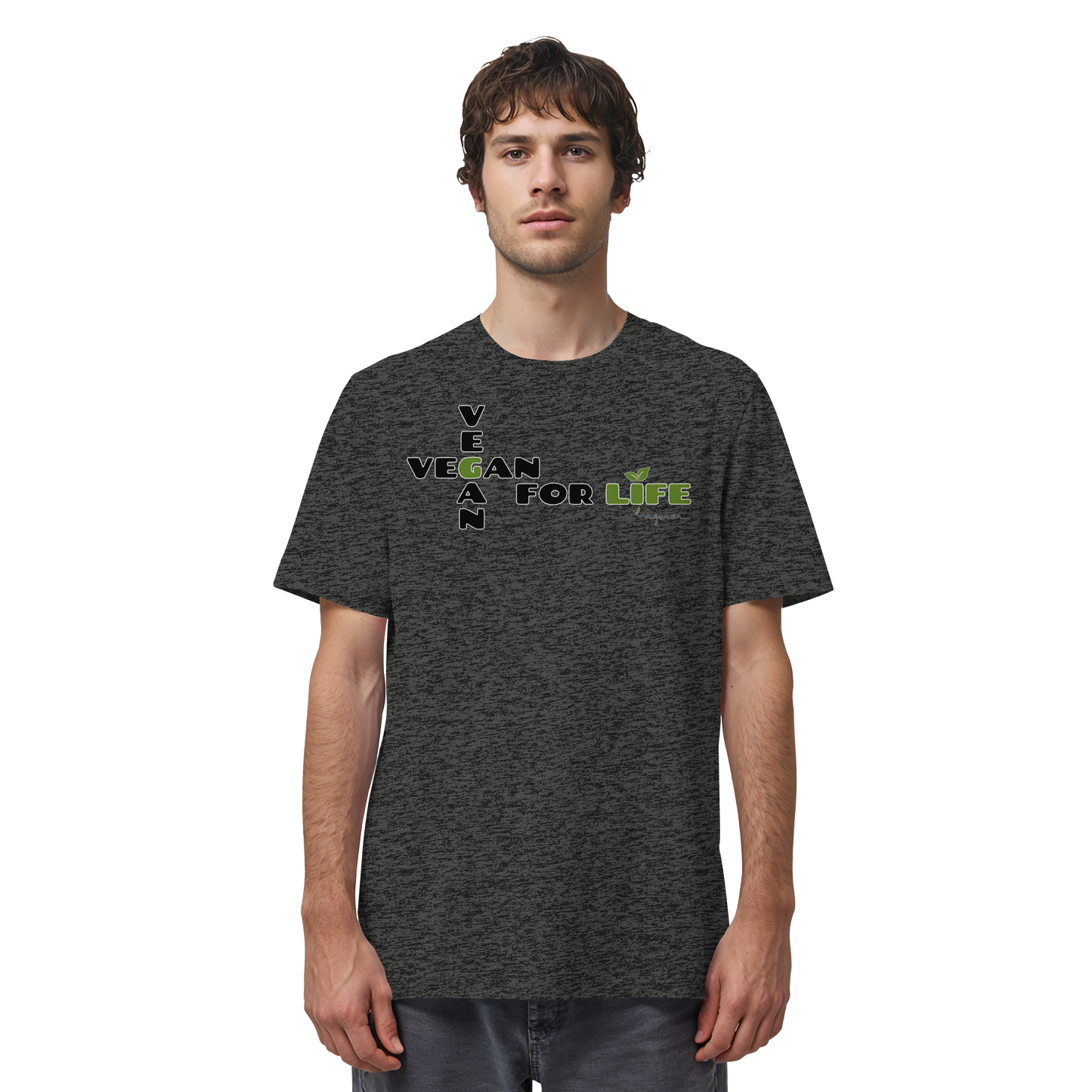 vegwear "vegan for life" - unisex T-Shirt bio vegan fair