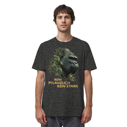 vegwear "Gorilla, rein pflanzlich, rein stark" - unisex Bio T-Shirt