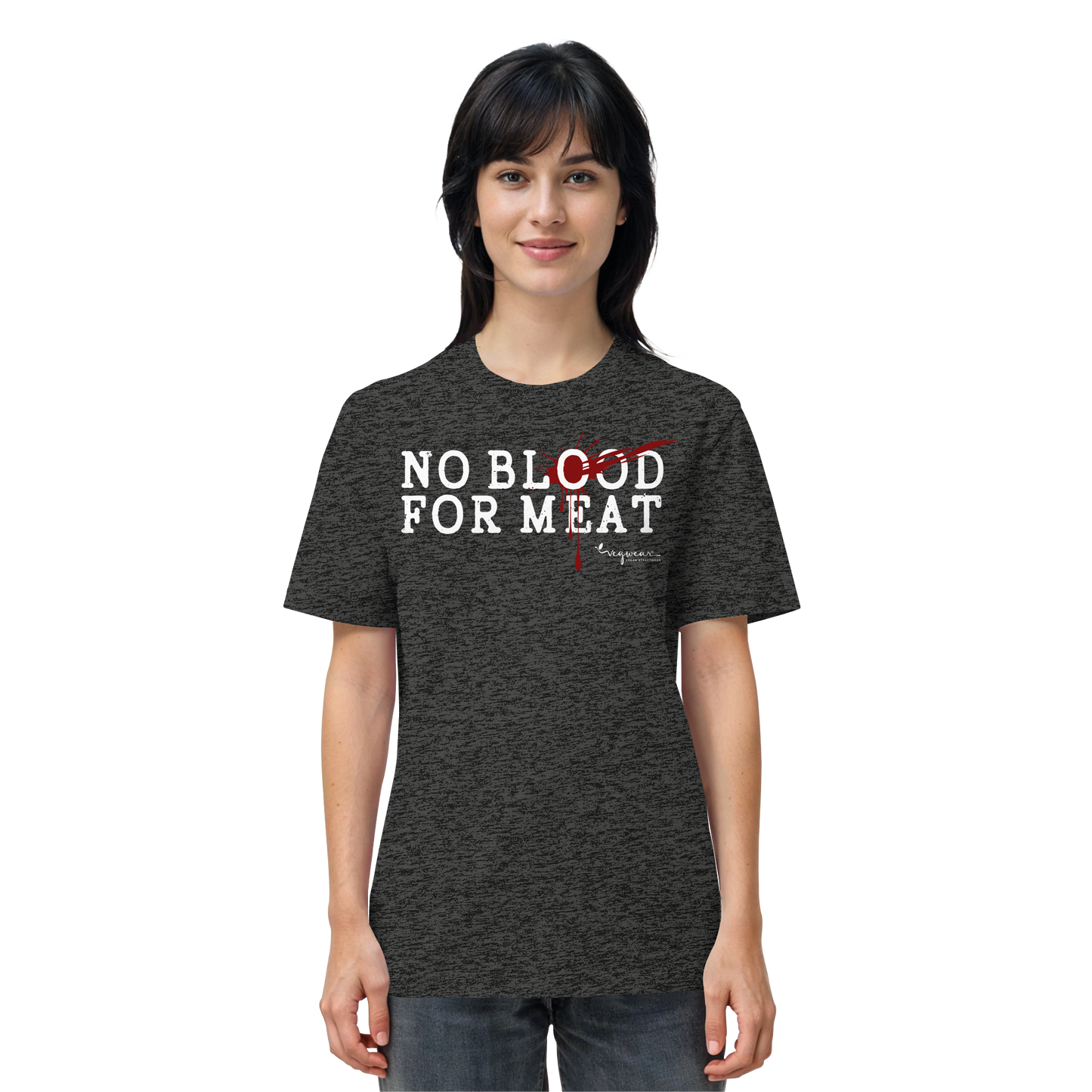 vegwear "no blood for meat" - unisex Bio T-Shirt