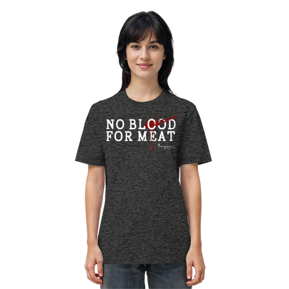 vegwear "no blood for meat" - unisex Bio T-Shirt
