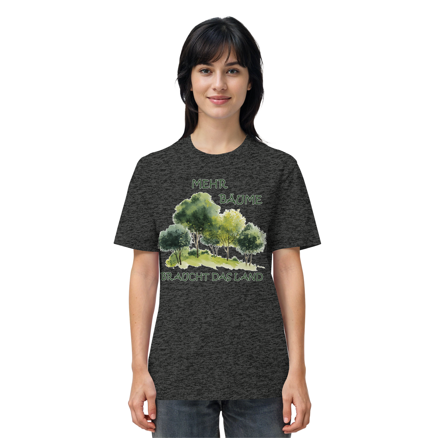 vegwear "mehr Bäume braucht das Land" - unisex Bio T-Shirt, vegan, fair, nachhaltig