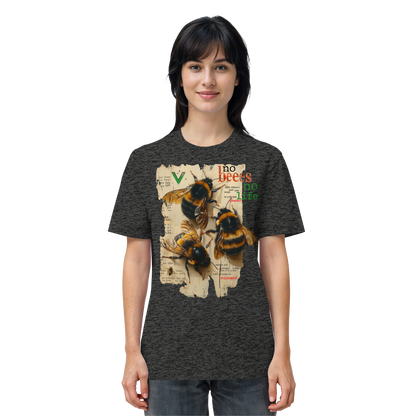 vegwear "no bees, no life" - unisex Bio T-Shirt, vegan fair
