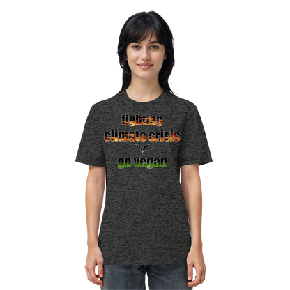 vegwear "fighting climate cirsis" - unisex Bio T-Shirt, vegan & klimafreundlich
