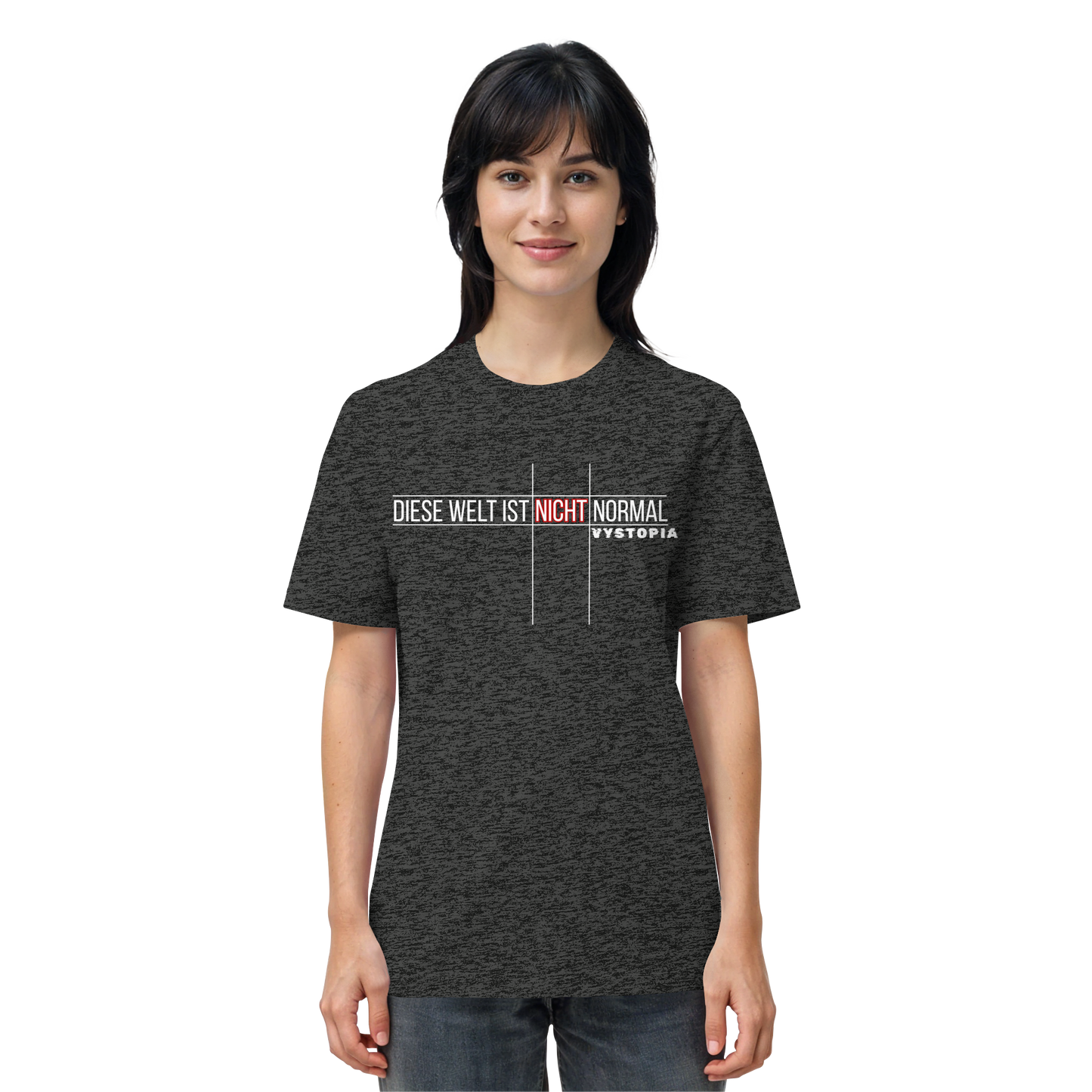 vegwear "Diese Welt ist nicht normal" - unisex Bio T-Shirt