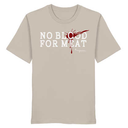 vegwear "no blood for meat" - unisex Bio T-Shirt