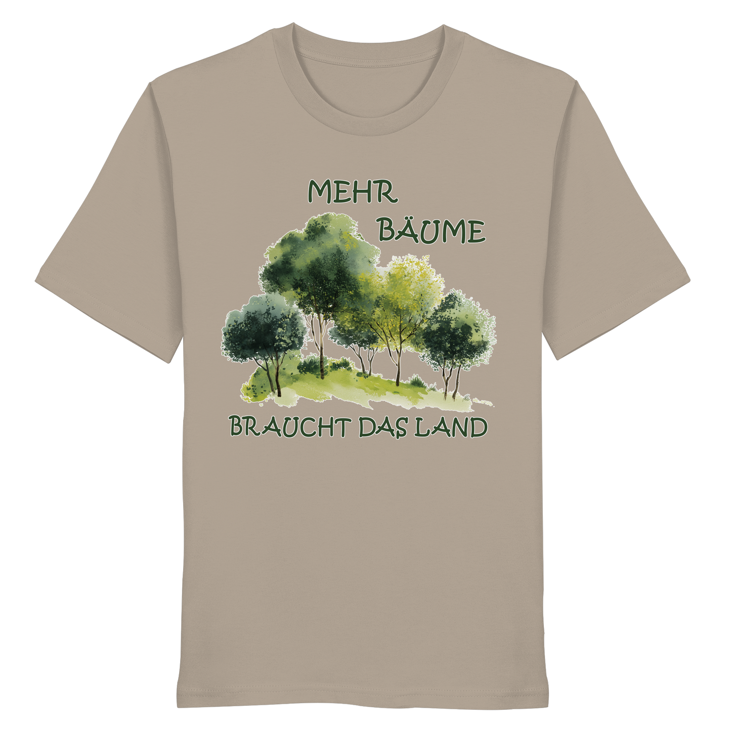 vegwear "mehr Bäume braucht das Land" - unisex Bio T-Shirt, vegan, fair, nachhaltig