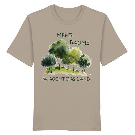 vegwear "mehr Bäume braucht das Land" - unisex Bio T-Shirt, vegan, fair, nachhaltig