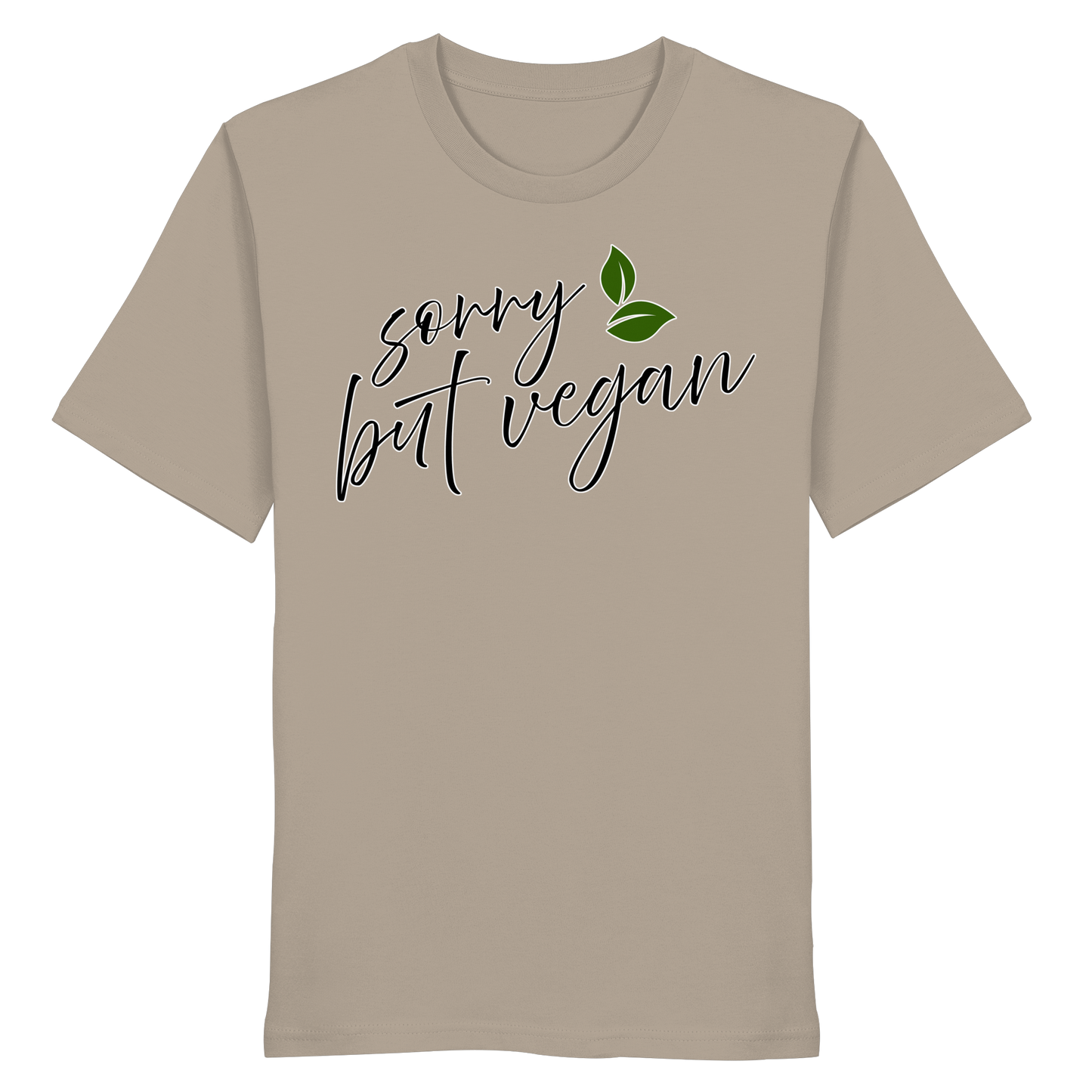 vegwear "sorry but vegan" - unisex T-shirt, organic, vegan, sustainable