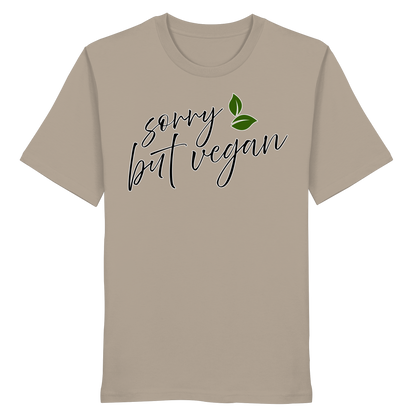 vegwear "sorry but vegan" - unisex T-shirt, organic, vegan, sustainable