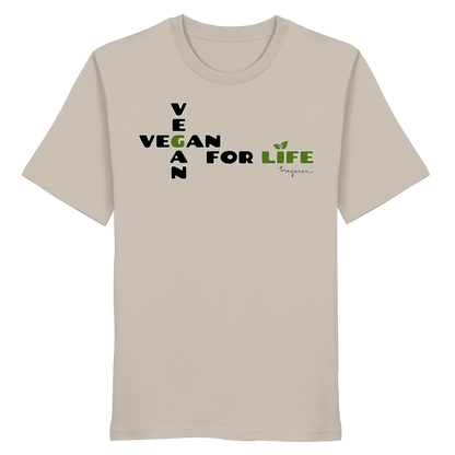 vegwear "vegan for life" - unisex T-Shirt bio vegan fair
