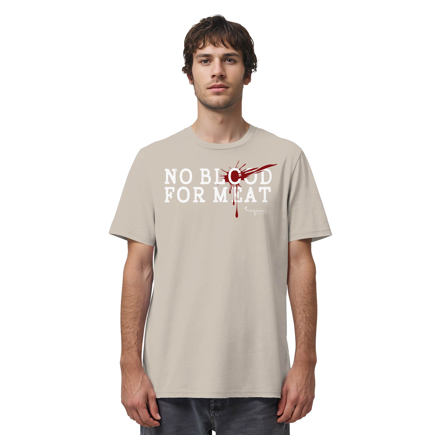 vegwear "no blood for meat" - unisex Bio T-Shirt