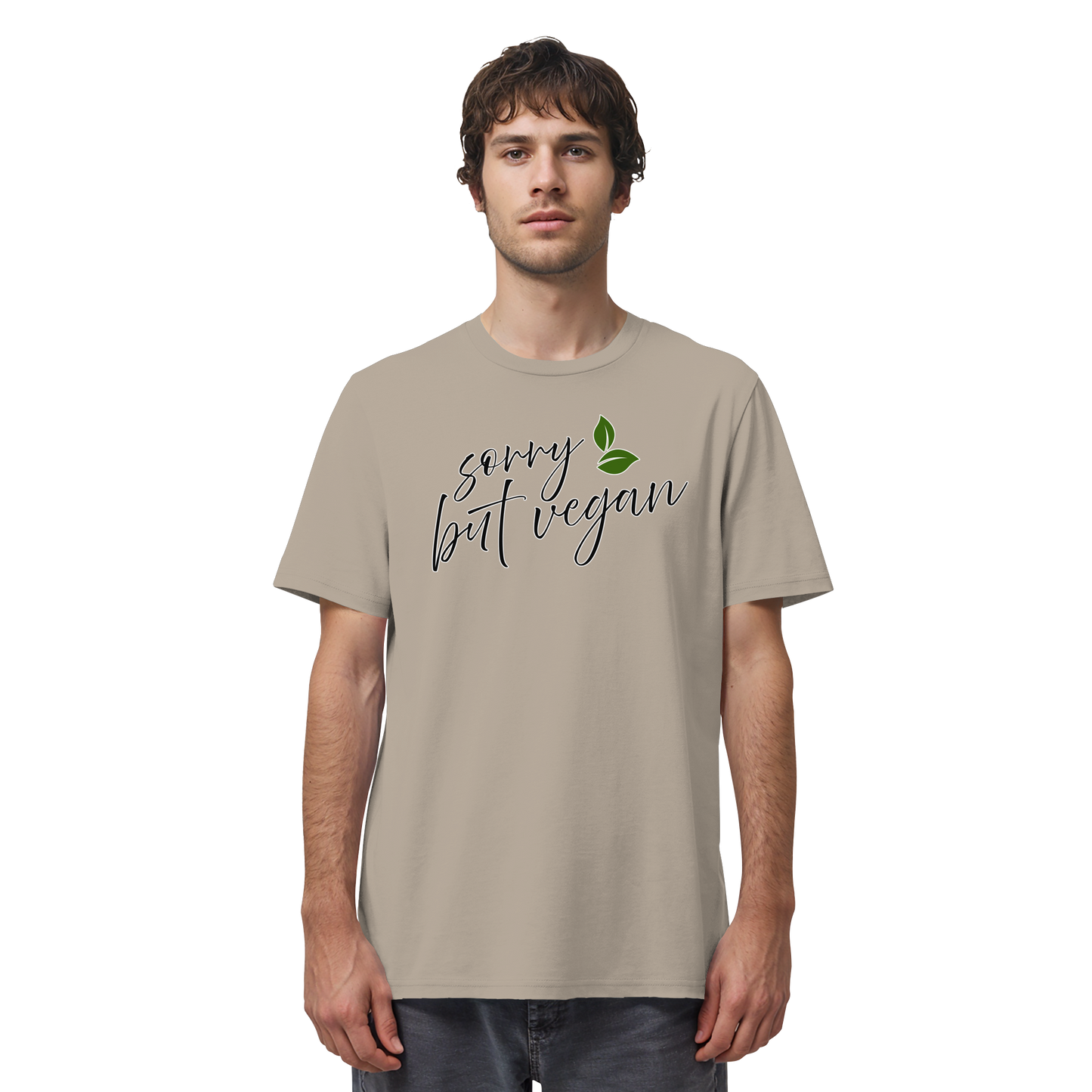 Motiv "sorry but vegan" - unisex Bio T-Shirt