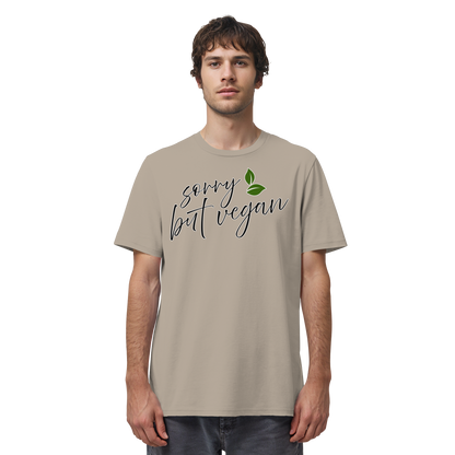 vegwear "sorry but vegan" - unisex T-shirt, organic, vegan, sustainable