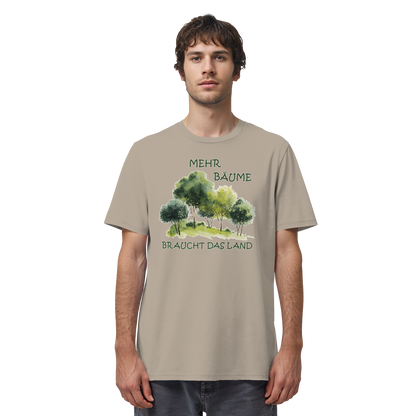 Motiv "mehr Bäume" - unisex Bio T-Shirt
