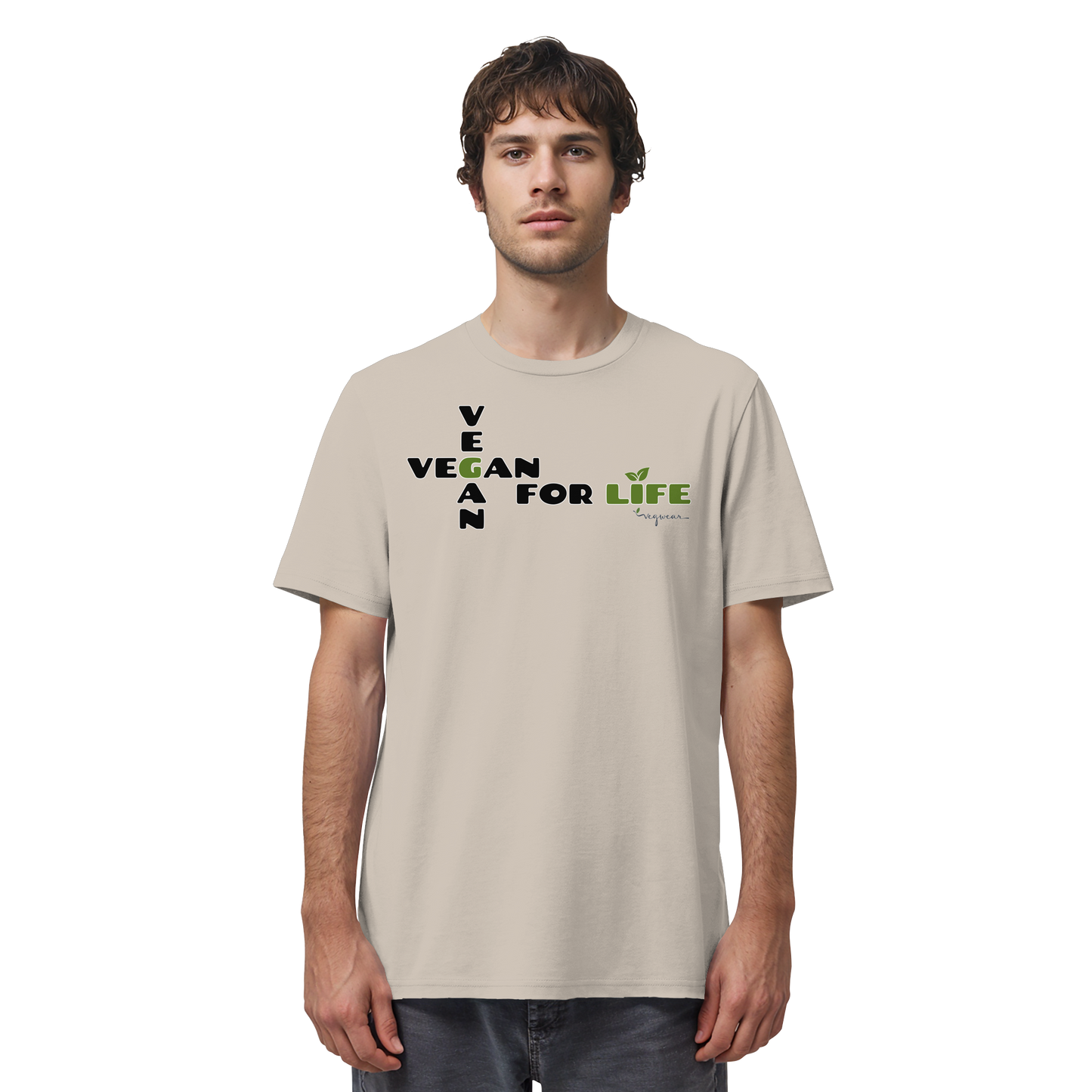 vegwear "vegan for life" - unisex T-Shirt bio vegan fair