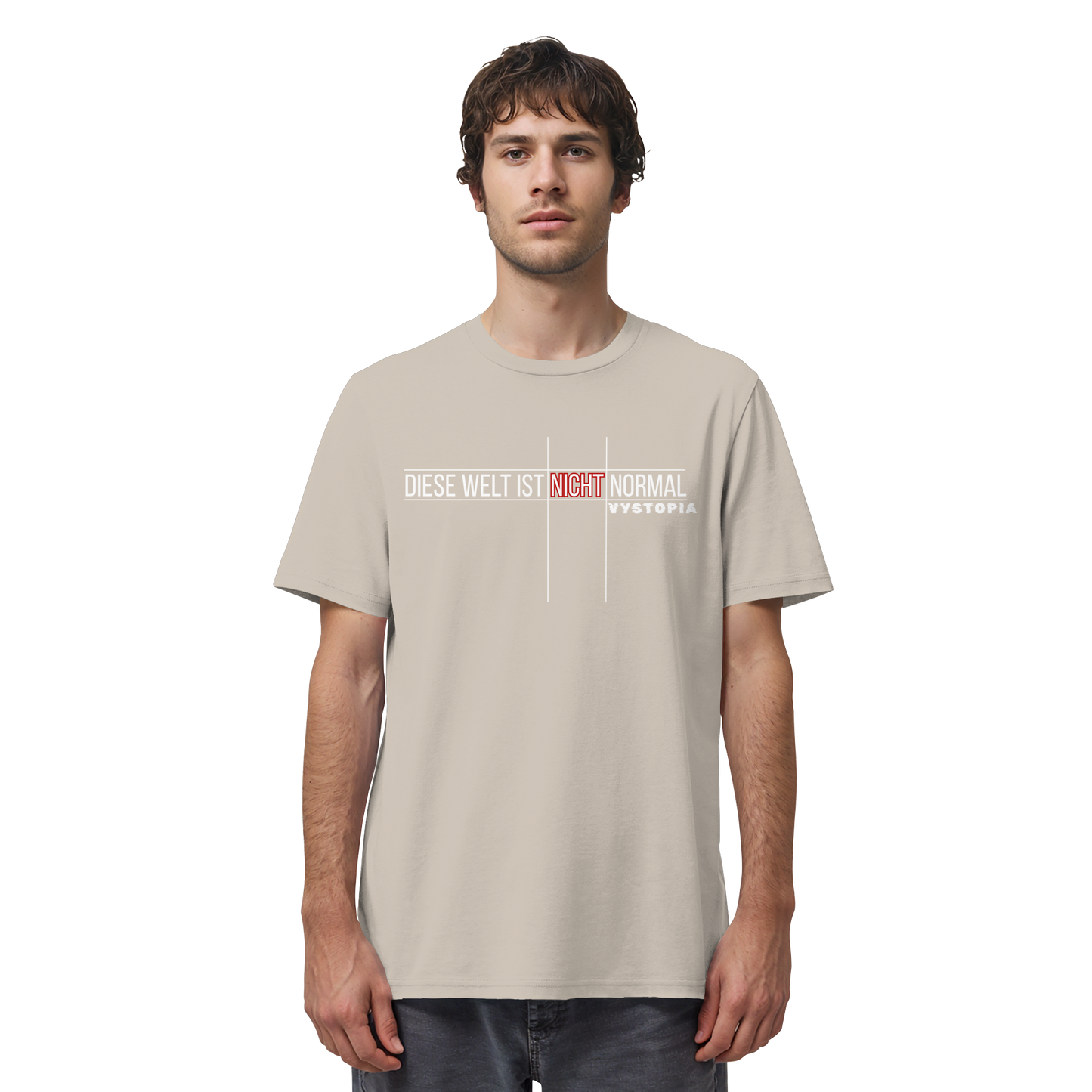 vegwear "Diese Welt ist nicht normal" - unisex Bio T-Shirt