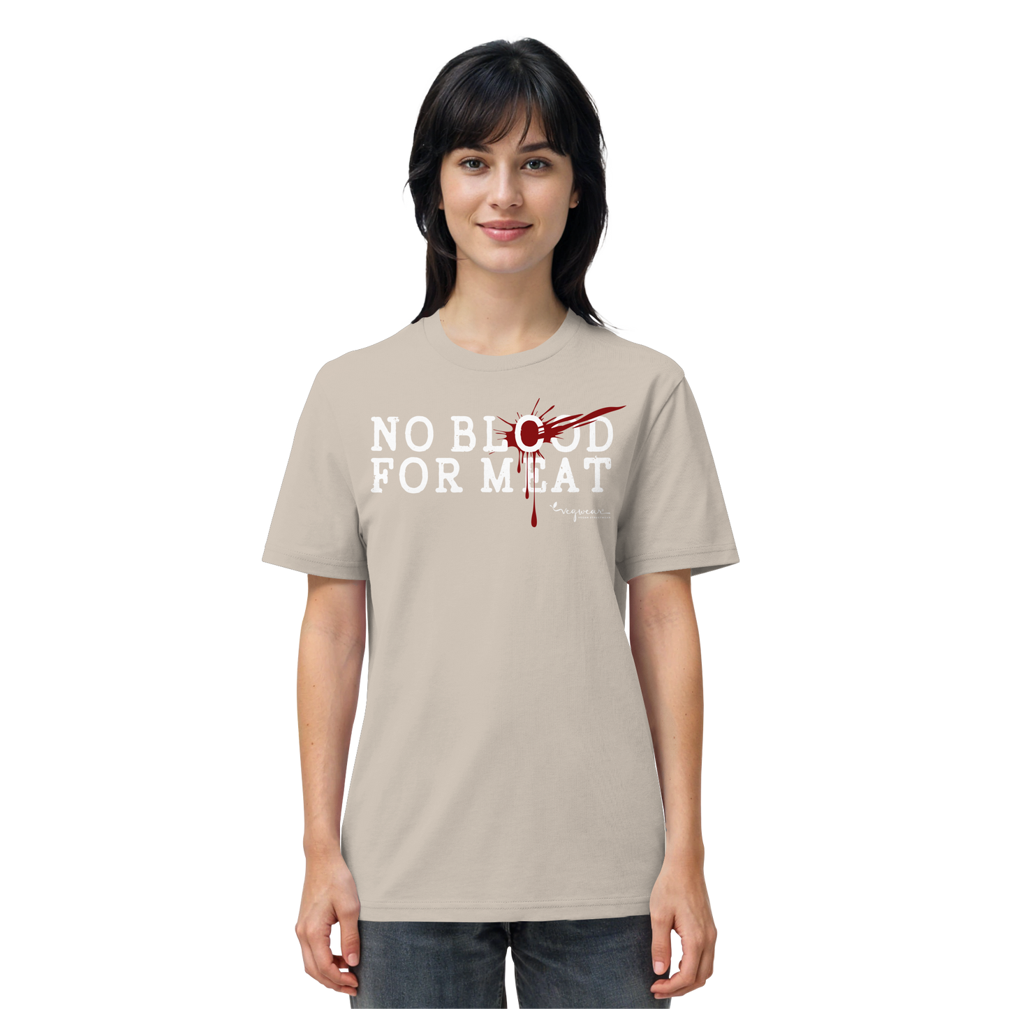 vegwear "no blood for meat" - unisex Bio T-Shirt