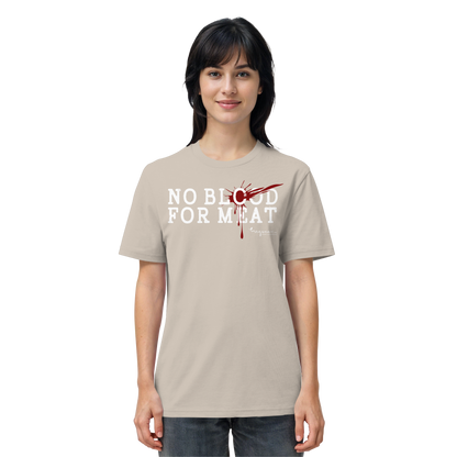vegwear "no blood for meat" - unisex Bio T-Shirt