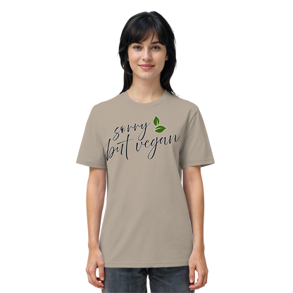 vegwear "sorry but vegan" - unisex T-shirt, organic, vegan, sustainable
