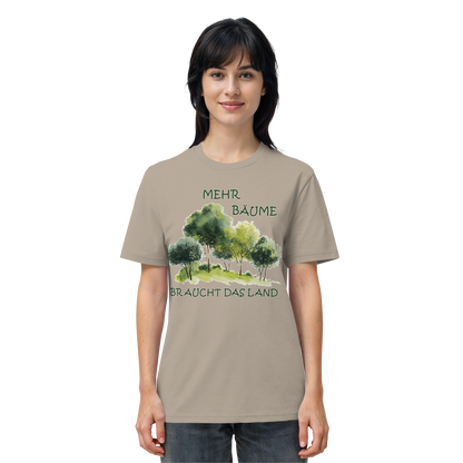 vegwear "mehr Bäume braucht das Land" - unisex Bio T-Shirt, vegan, fair, nachhaltig