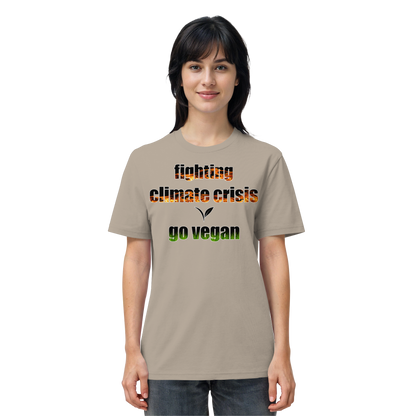 vegwear "fighting climate cirsis" - unisex Bio T-Shirt, vegan & klimafreundlich