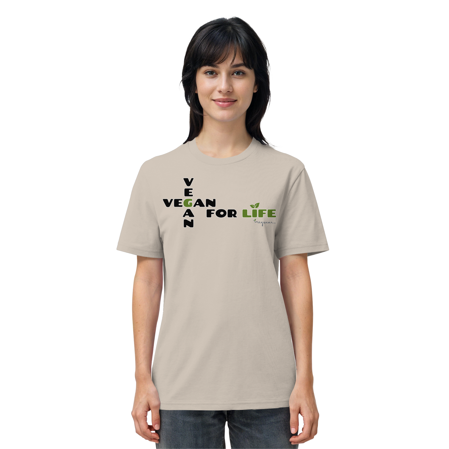 vegwear "vegan for life" - unisex T-Shirt bio vegan fair