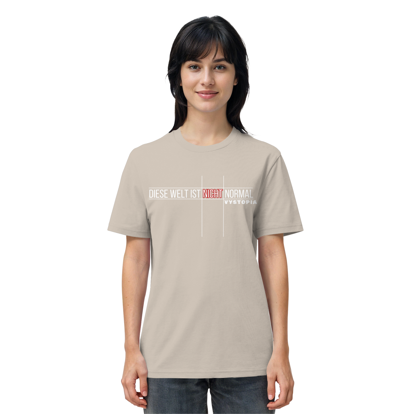 vegwear "Diese Welt ist nicht normal" - unisex Bio T-Shirt