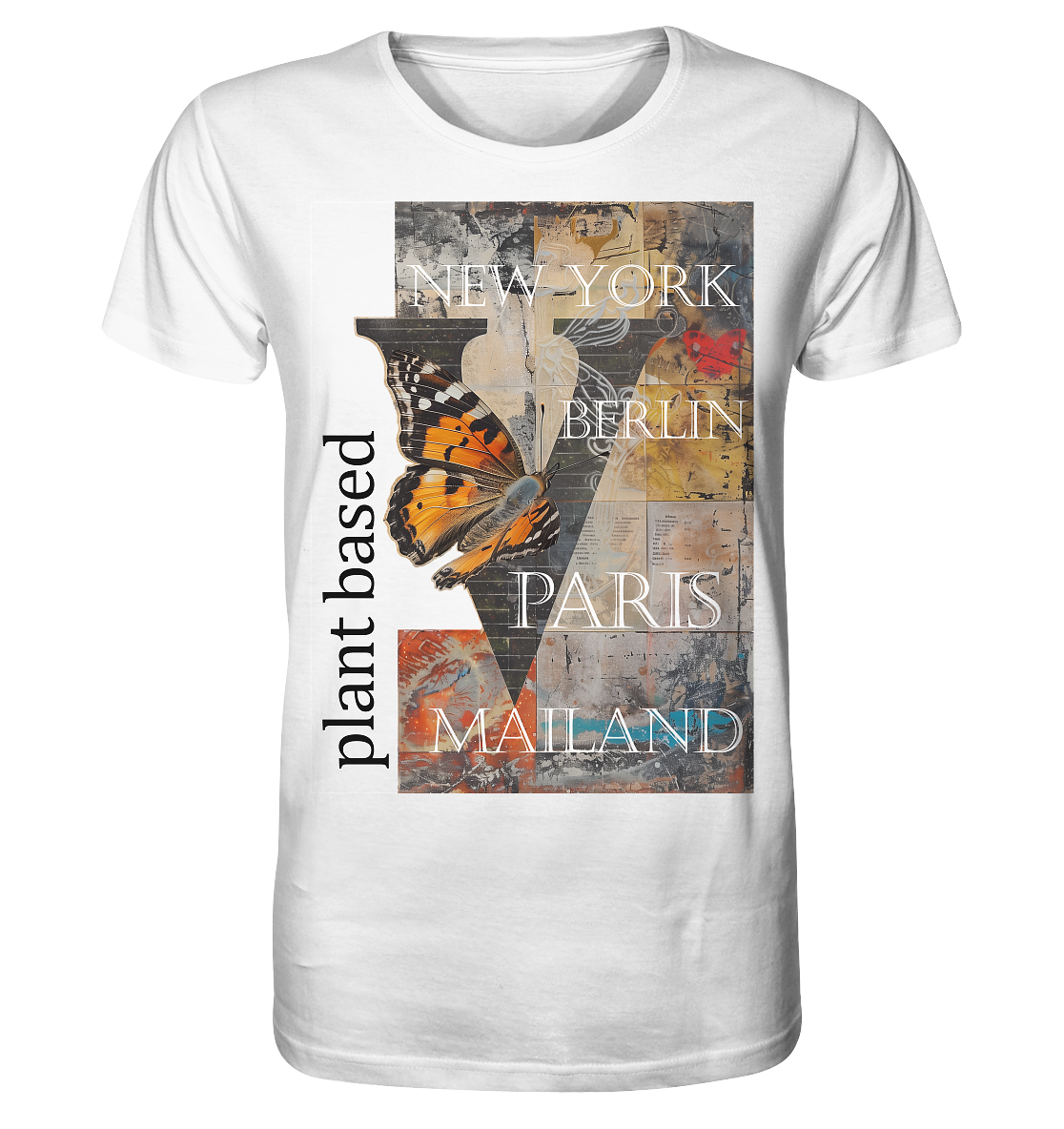 Motiv "plant based cities" - unisex Bio T-Shirt