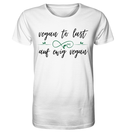 Motiv "vegan to last" - unisex Bio T-Shirt