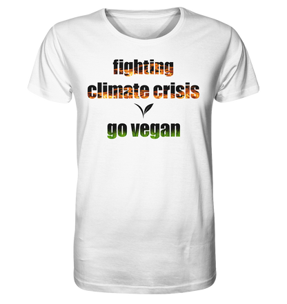 Motiv "fighting climate cirsis" - unisex Bio T-Shirt