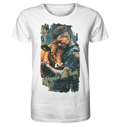 Motiv "friends not food" - unisex Bio T-Shirt
