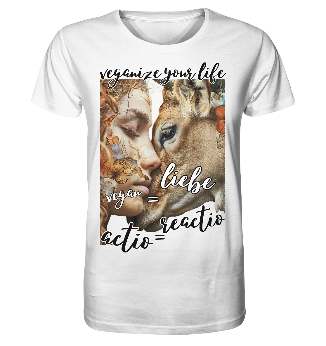 Motif "actio = reactio" - unisex organic T-shirt
