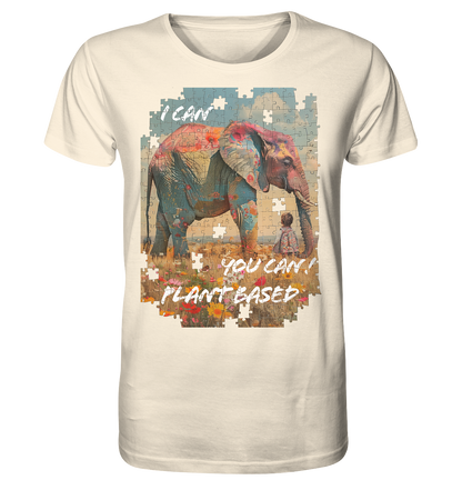 Motiv "plant based elephant" - unisex Bio T-Shirt