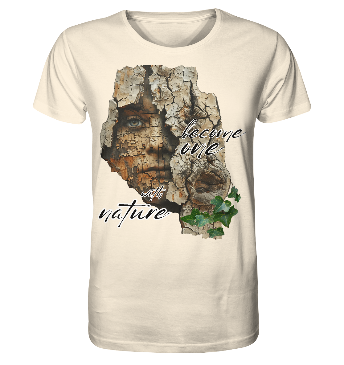 Motiv "become one with nature" - unisex Bio T-Shirt