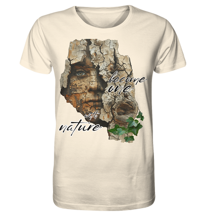 Motiv "become one with nature" - unisex Bio T-Shirt