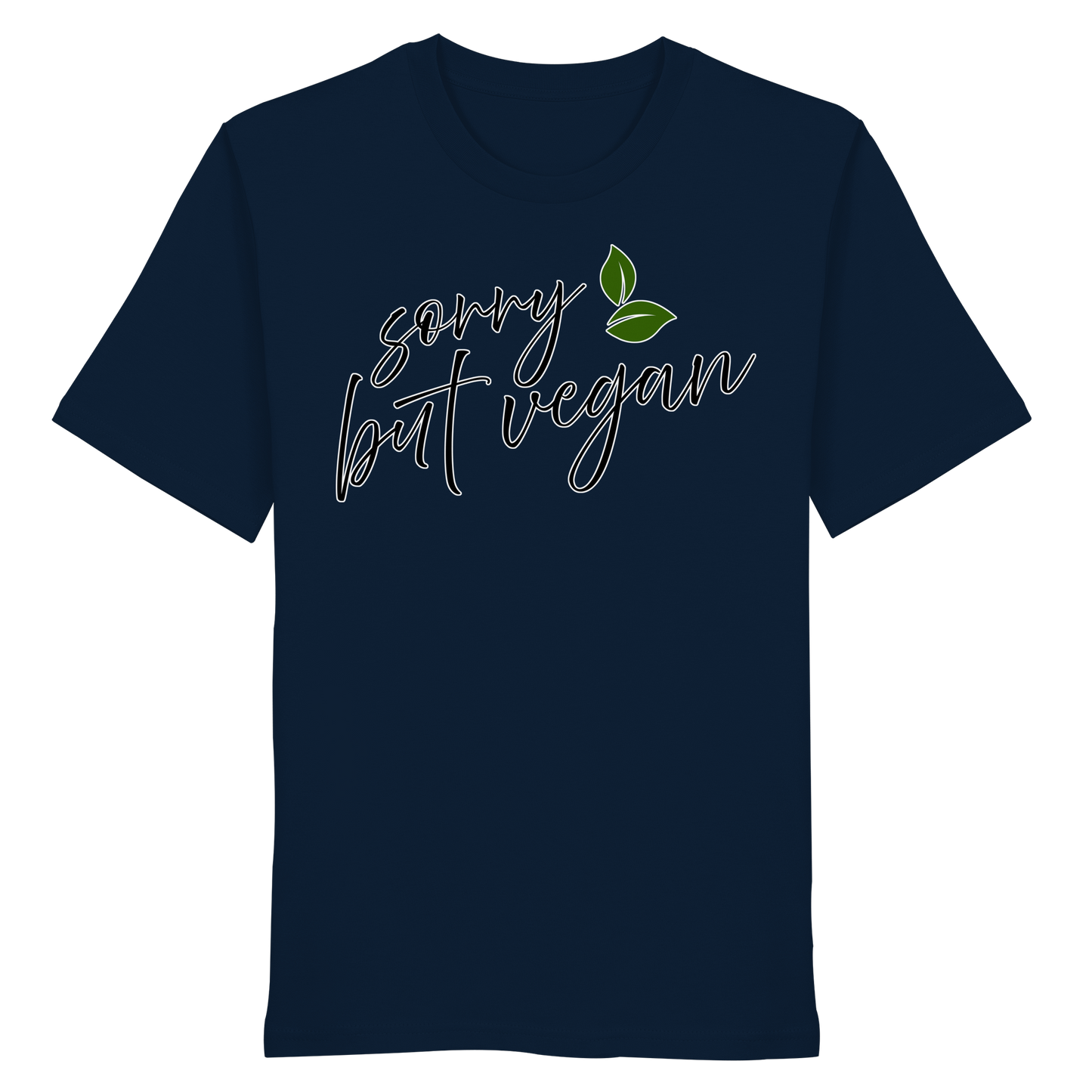 vegwear "sorry but vegan" - unisex T-shirt, organic, vegan, sustainable