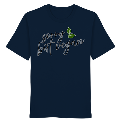 vegwear "sorry but vegan" - unisex T-shirt, organic, vegan, sustainable