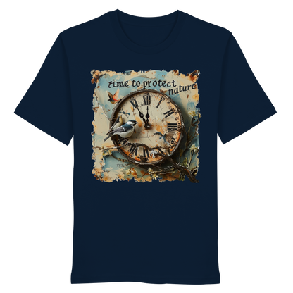 vegwear "time to protect nature" - unisex T-Shirt, nachhaltige Mode