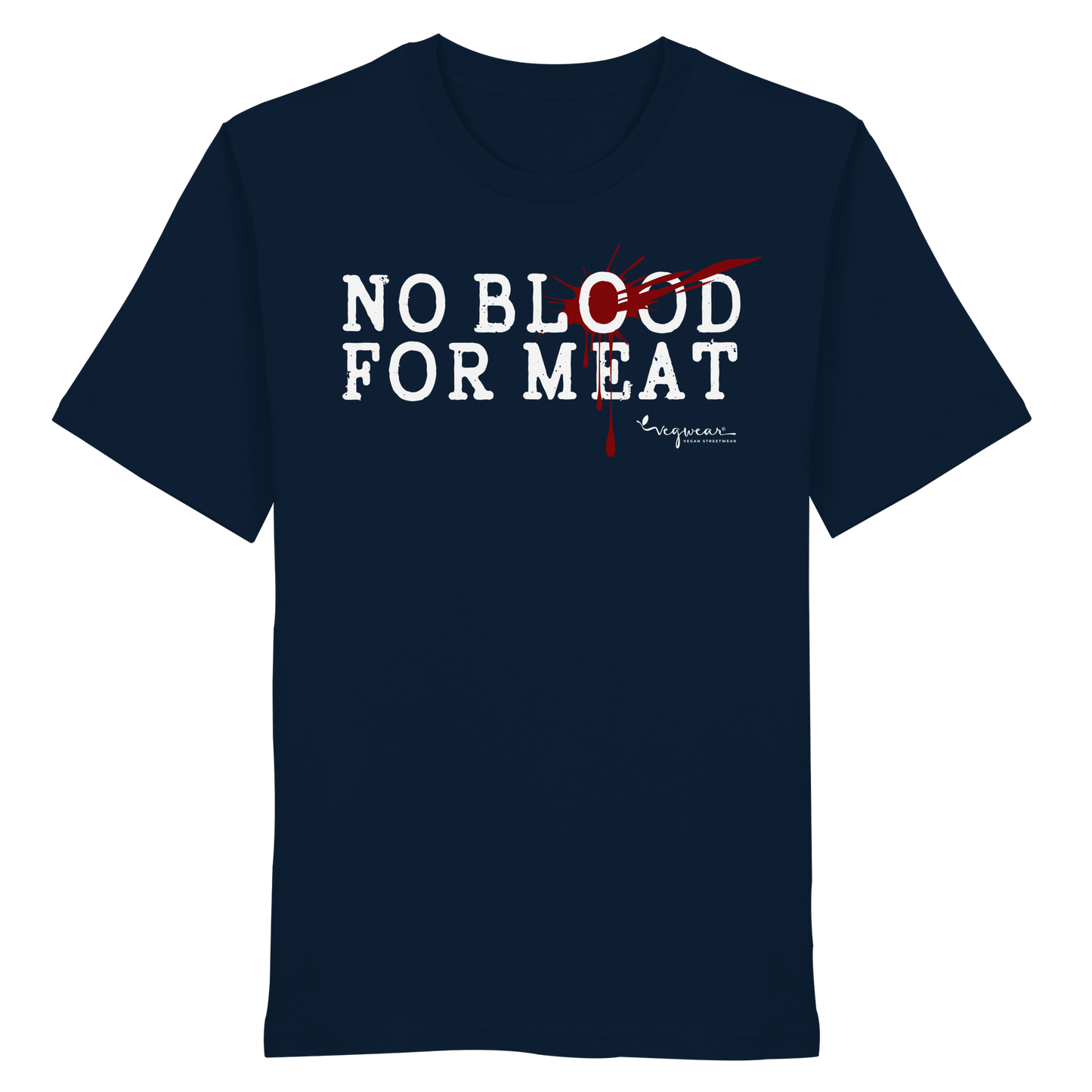 vegwear "no blood for meat" - unisex Bio T-Shirt
