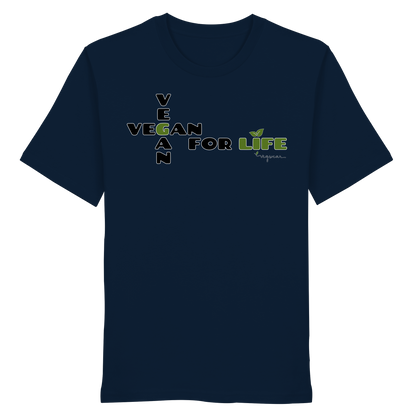vegwear "vegan for life" - unisex T-Shirt bio vegan fair