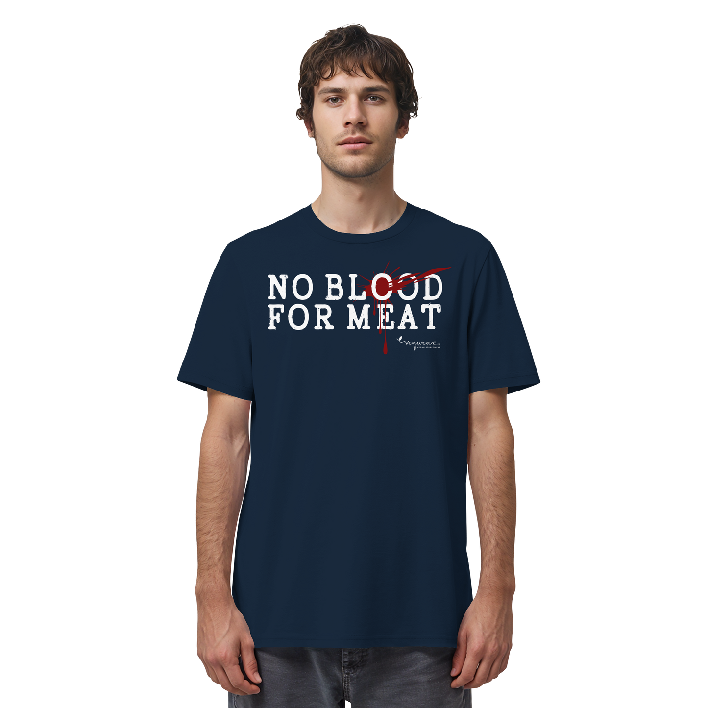 'no blood for meat' T-Shirt - Unisex Bio-T-Shirt | vegwear