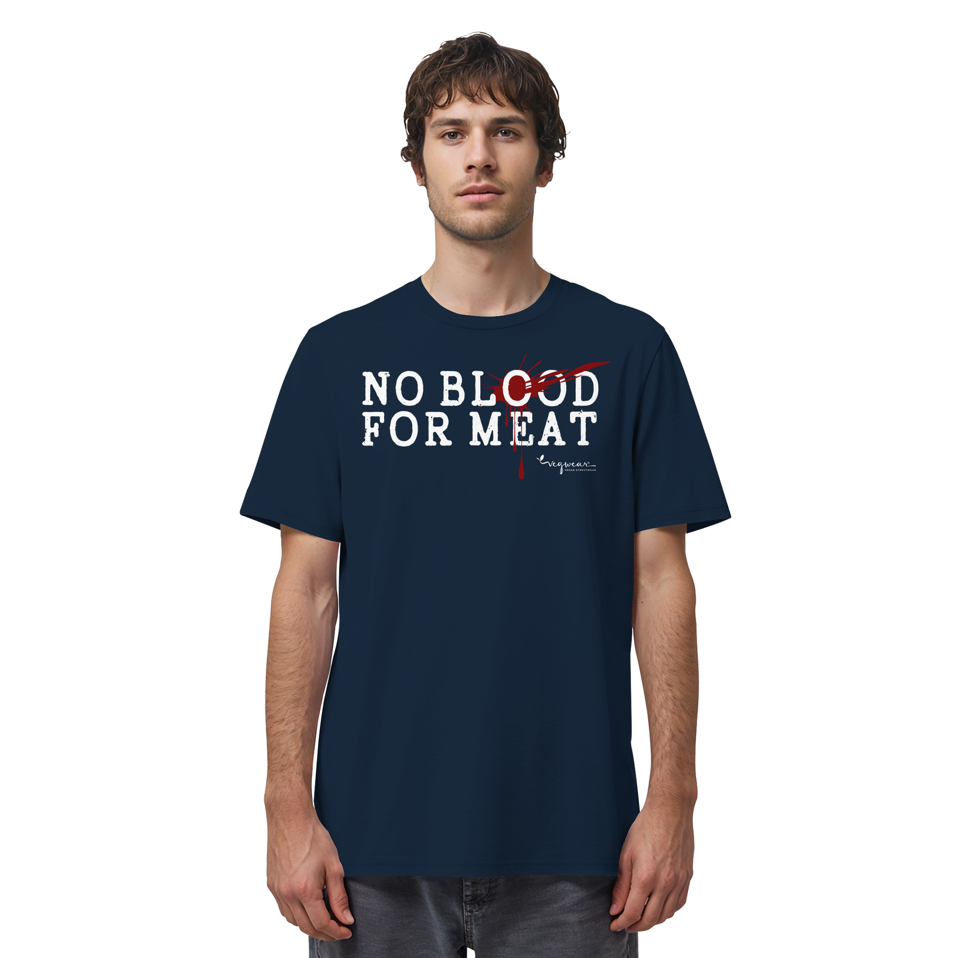 'no blood for meat' T-Shirt - Unisex Bio-T-Shirt | vegwear