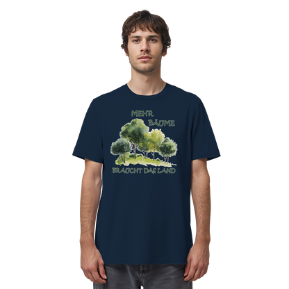 Motiv "mehr Bäume" - unisex Bio T-Shirt