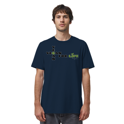 vegwear "vegan for life" - unisex T-Shirt bio vegan fair